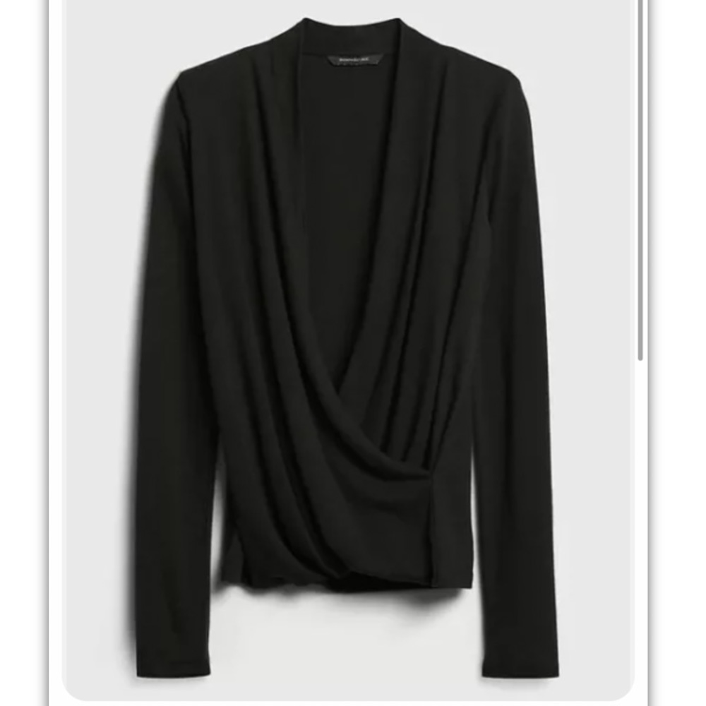BANANA REPUBLIC NWT Tencel Wrap Top Size:XS #744978